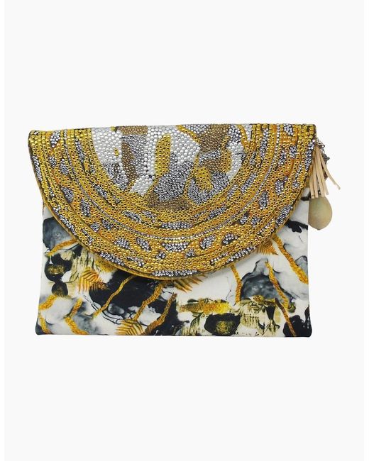 Inoa Metallic Fashion Cairo 1924 Clutch Bag