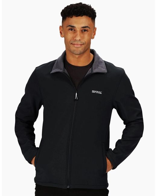 Regatta Blue Cera V Wind Resistant Soft Shell Jacket for men