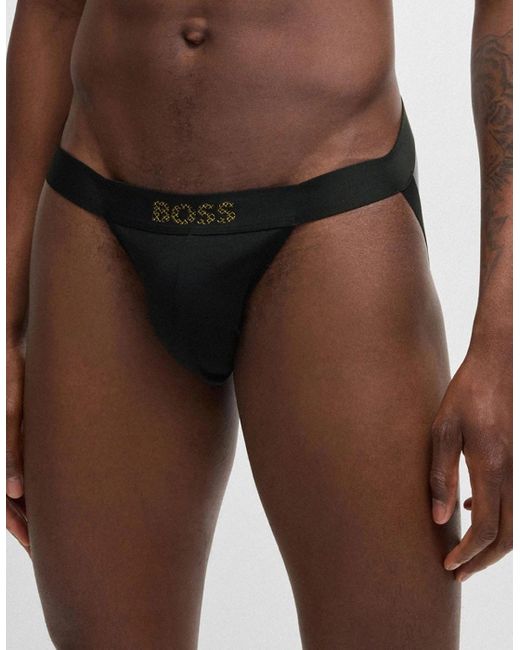 Boss Brown 2 Pack Of Jock Straps for men