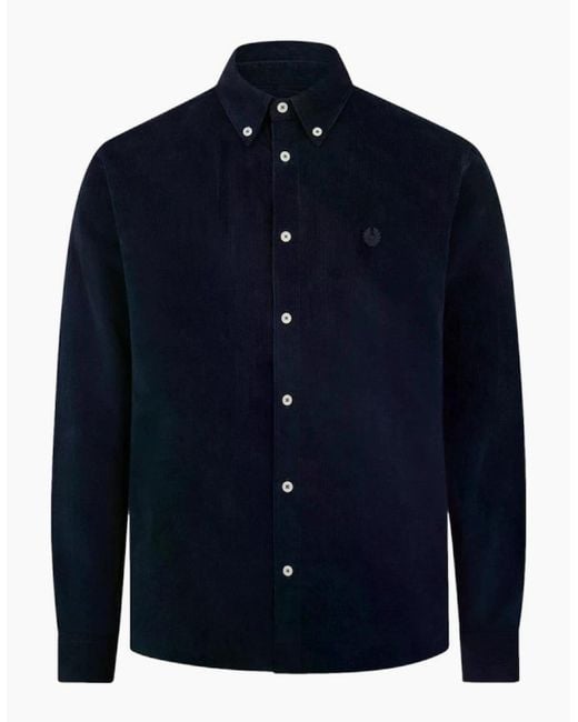 Belstaff Blue Street Shirt Ls A1-26 Dark Ink for men