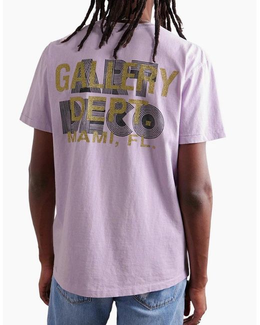 GALLERY DEPT. Pink Art Deco T-Shirt for men
