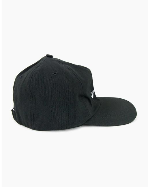 Off-White c/o Virgil Abloh Black Off Logo Embroidered Baseball Cap for men