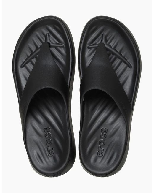 CROCSTM Black Getaway Triangle Eva Sandals