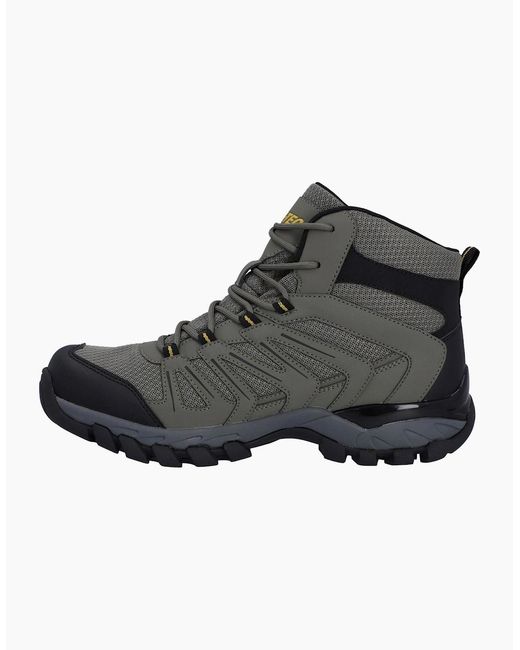 Hi-tec Black Campana Mid Polyurethane Dusty/Honey Hiking Boots for men