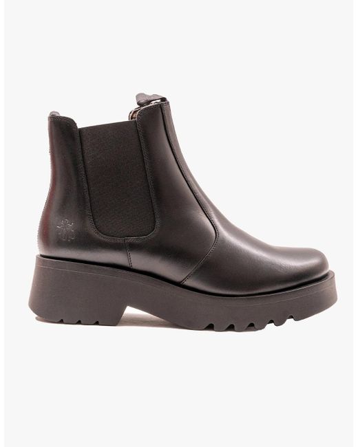 Fly London Black Medi789Fly Ankle Boots