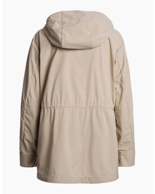 Parajumpers Natural Long Cream Hooded Jacket