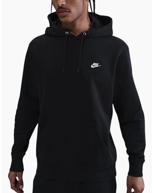 Nike Black Club Fleece Tracksuit Set Hoodie And Joggers Sportswear for men
