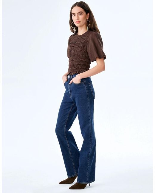 OMNES Blue Nicolla Top