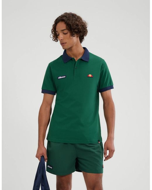 Ellesse Green Lessepsia Polo for men