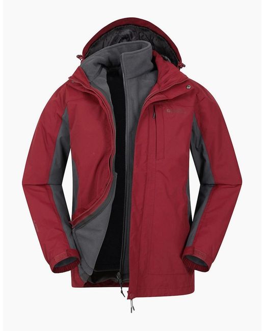 Mountain Warehouse Red Thunderstorm 3 for men