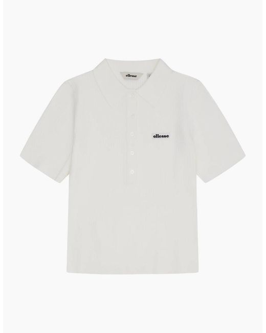 Ellesse White The Umpire Polo