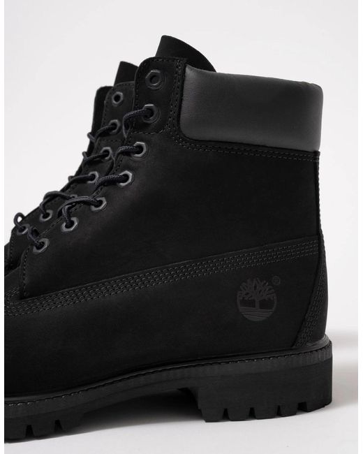 Timberland Black Premium 6 Inch Waterproof Boots for men