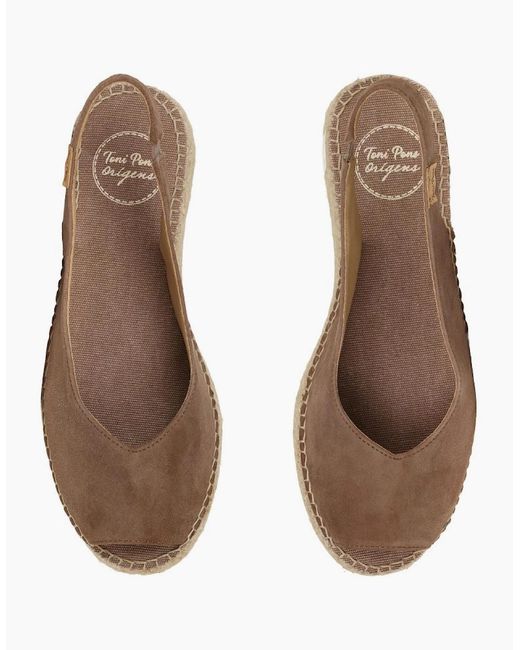 Toni Pons Brown Erica Espadrille Sandals