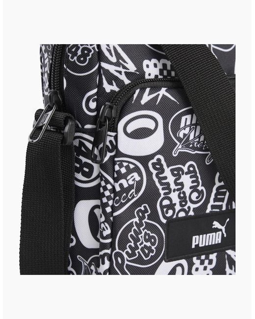 PUMA Gray Academy Aop Portable Cross Body Bag for men