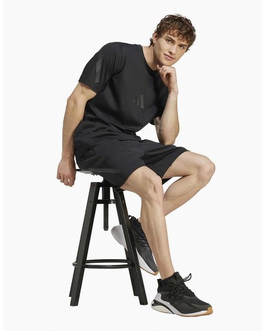 Adidas Black M Z.N.E. Sho Jogger Shorts for men