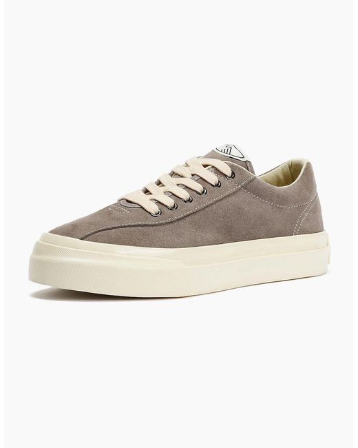 Stepney Workers Club Gray Dellow L Suede Trainers
