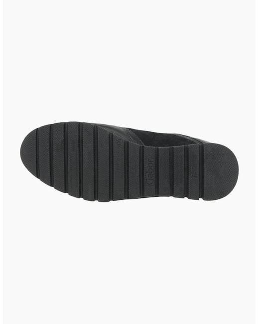 Gabor Black Willet Trainers