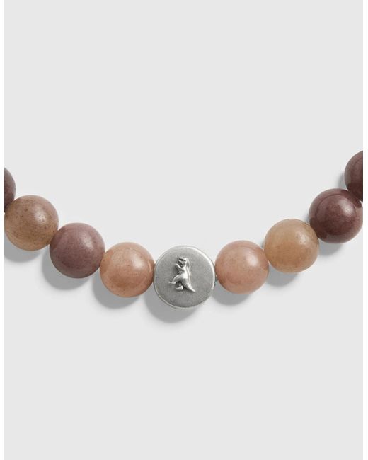 COACH Multicolor Signature Jade Bead Stretch Bracelet