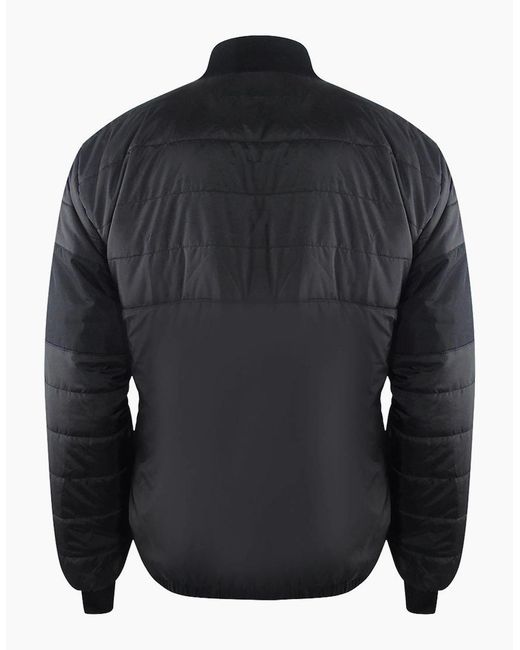 Iceberg Black Ice Padded Bomber Jacket for men