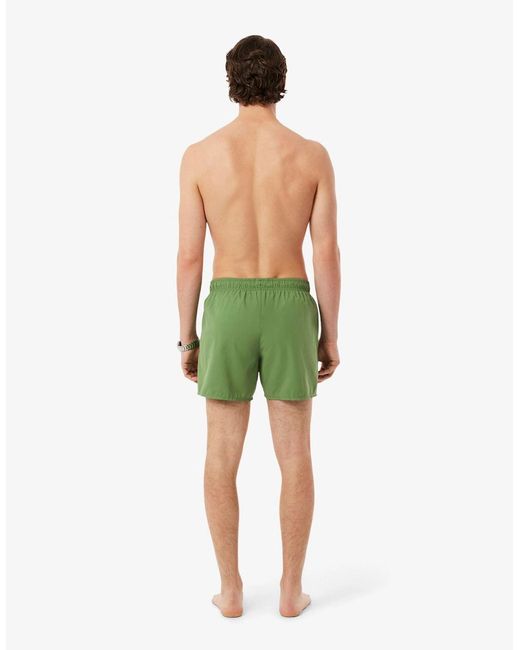 Lacoste Green Light Quick-Dry Swim Shorts for men