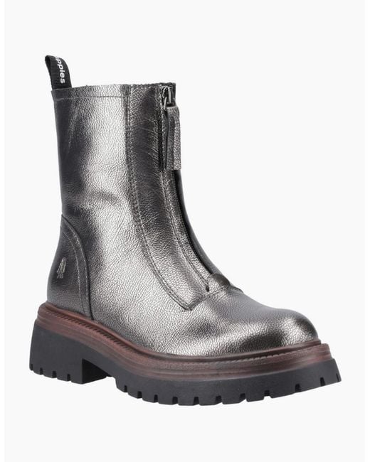 Hush Puppies Metallic Roxanna Ankle Boots