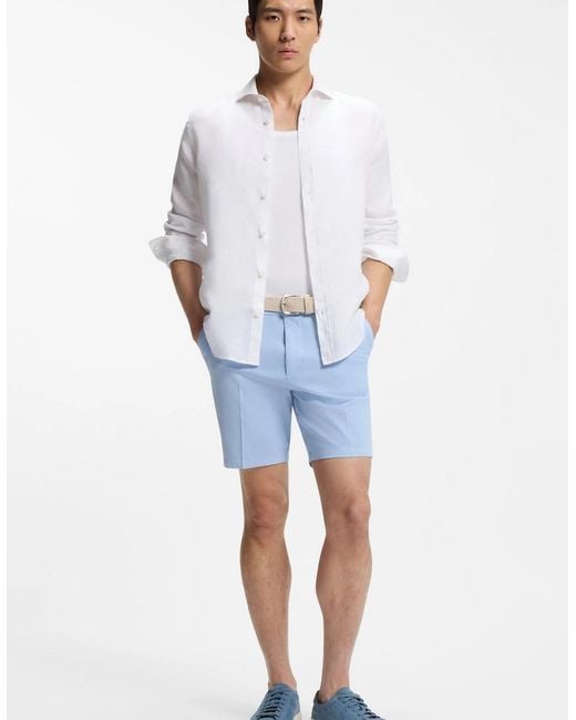 Boss Blue Kieran Tenn Sneakers for men
