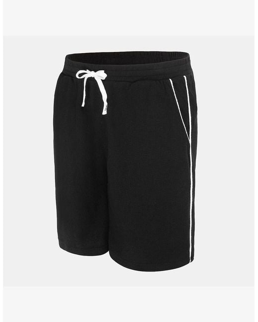 Fabric Black Shorts for men