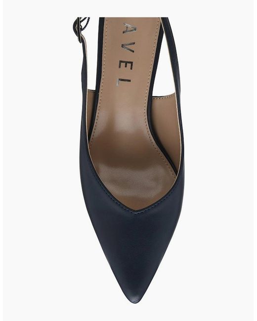 Ravel Blue Foston Slingback Court Shoes