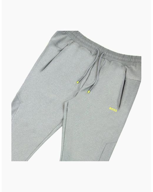 Boss Gray Hicon Gym Side Stripe Bottoms Light for men