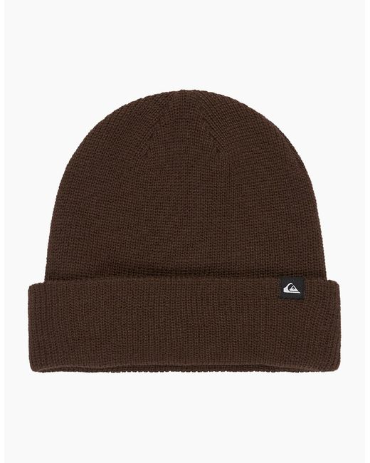 Quiksilver Brown Performer Ribbed Beanie for men