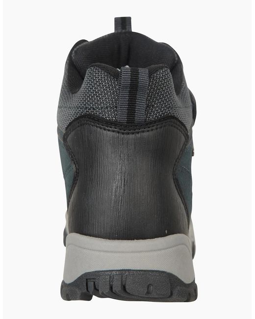 Mountain Warehouse Black Ladies Adventurer Adaptive Waterproof Walking Boots