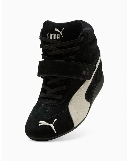 PUMA Black Speedcat Wedge Og Suede Trainers
