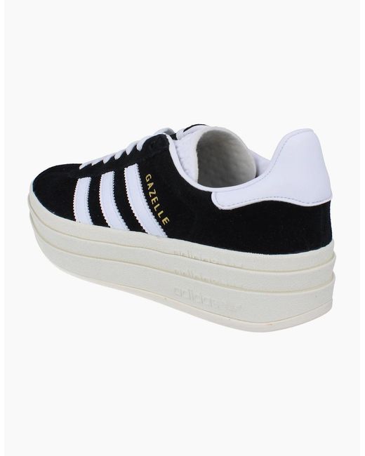 Adidas Black Originals Gazelle Bold Trainers Sneakers Hq6912