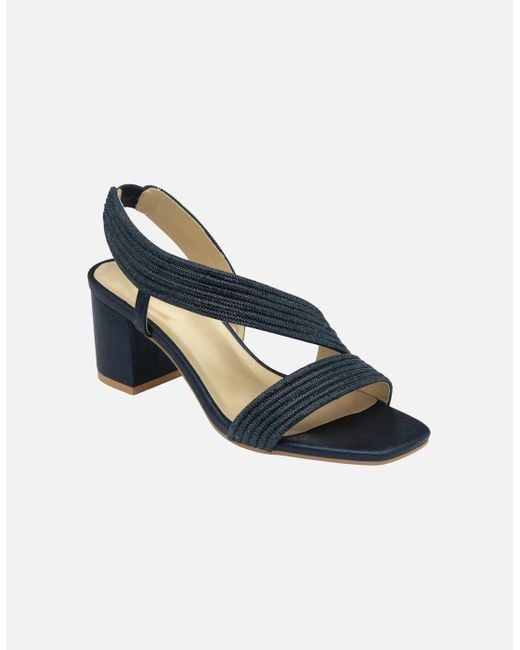 Lotus Blue Galacia Heeled Sandals