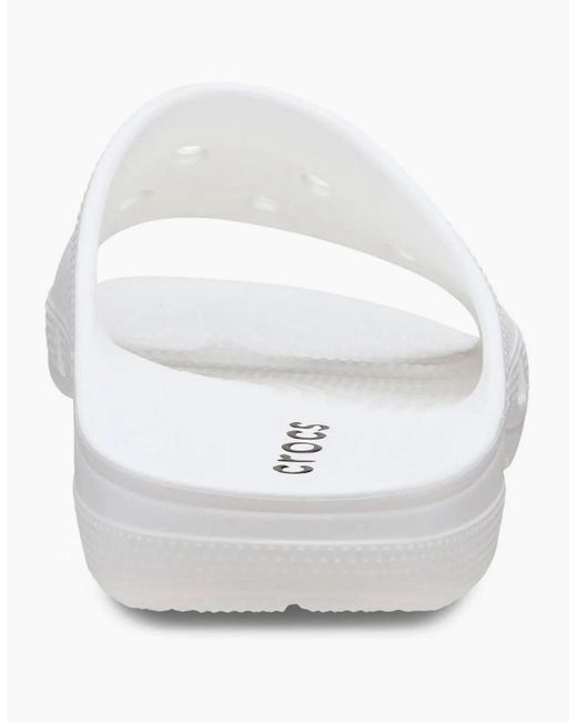 CROCSTM White Saturday Slide Sandals
