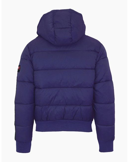 Philipp Plein Blue Plein Sport Padded Taped Sleeve Jacket for men