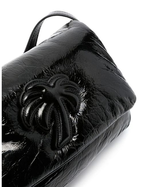 Palm Angels Black Soft Palm Bridge Bag