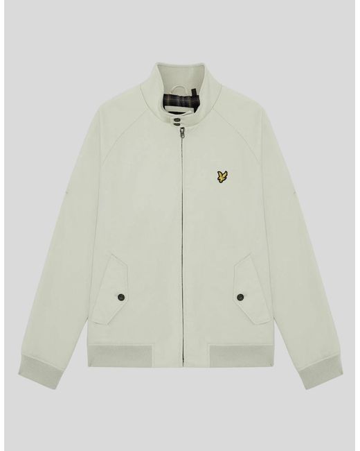 Lyle & Scott Green Cotton Harrington Jacket for men