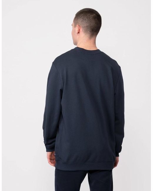 Fjallraven Blue 1960 Logo Badge Sweatshirt for men