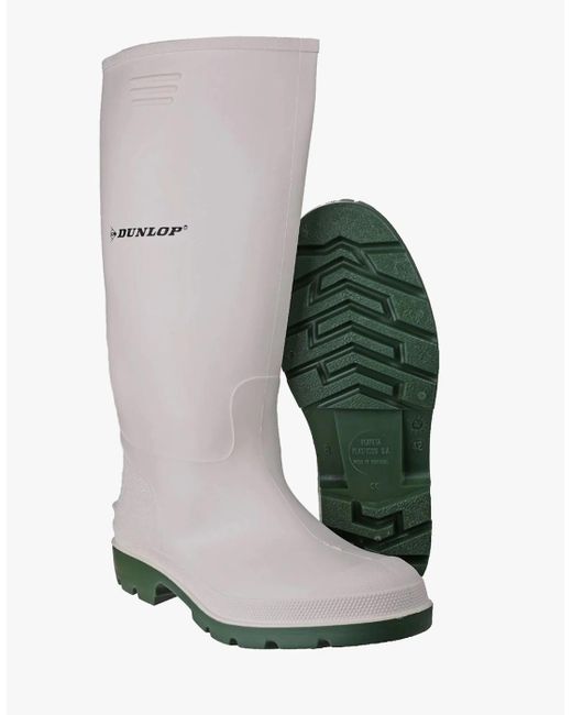 Dunlop Gray Pricemastor Wellington Boots for men