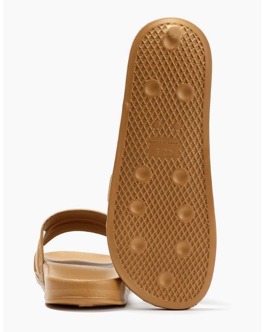 Original Penguin Brown Penguin Paradise Sand Slides for men