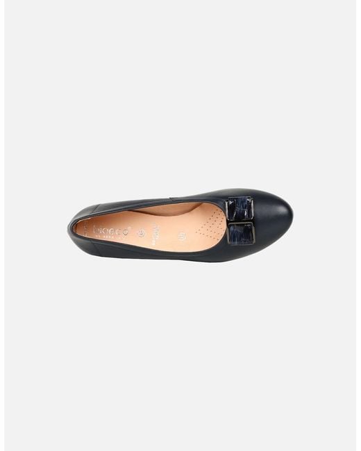 Bioeco Blue Eloise Court Shoes