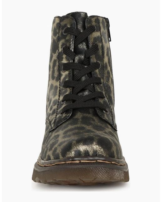 Rieker Black Flame Ii Ankle Boots