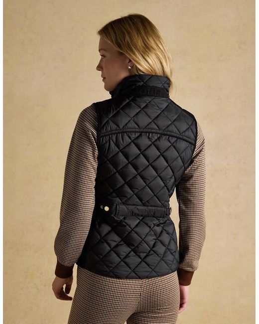 Joules Black Braemar Luxe Gilet Gilets