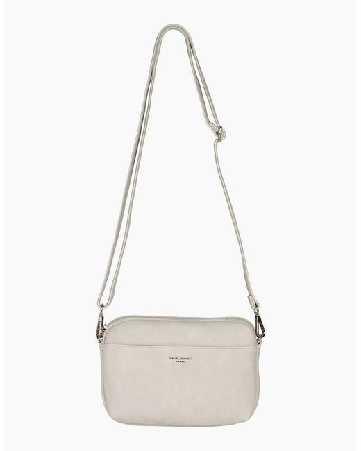 David Jones White Dahlia Messenger Bag