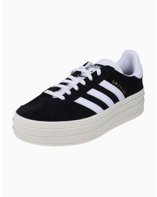 Adidas Black Originals Gazelle Bold Trainers Sneakers Hq6912