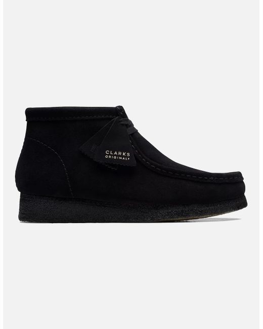 Clarks Black Originals Wallabee Boot for men