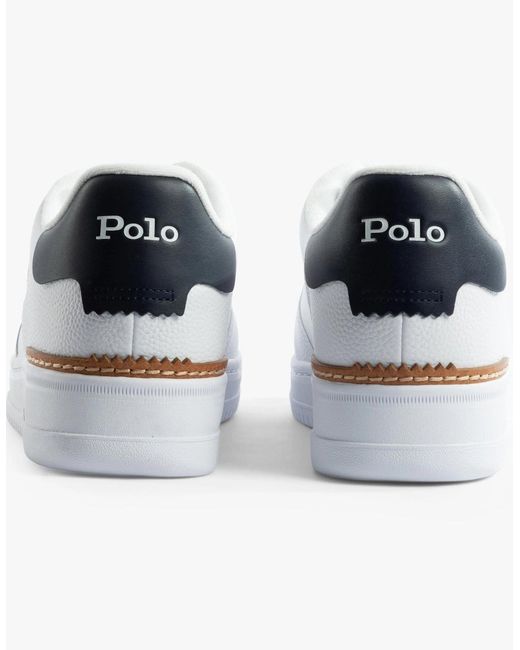 Polo Ralph Lauren White Masters Trainers for men