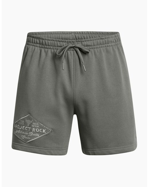 Under Armour Gray Project Rock Heavyweight Bermuda Shorts for men