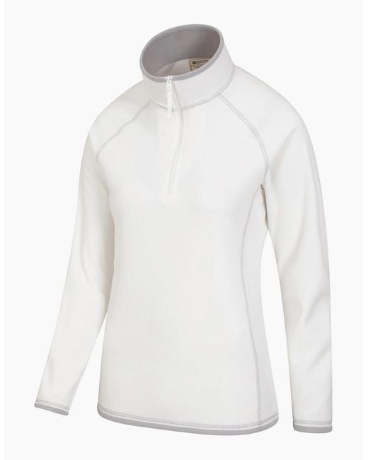 Mountain Warehouse Red Ladies Montana Half Zip Fleece Top